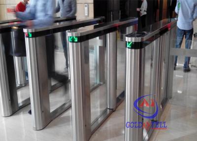 China rfid remote pedestrian gate Half Height Turnstiles access control for School Library Theater for sale