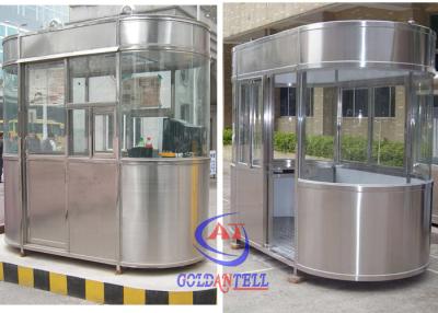 China Outdoor Fibreglass Ticket Security Guard Booths / Mobile guard house for sale