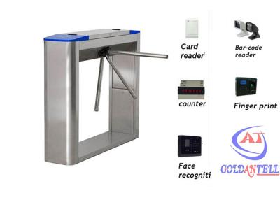 China Outdoor entrance Tripod Turnstile Gate with coin operater / RFID barcode for sale
