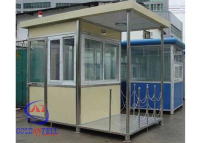 China Movable Portable Outdoor Sentry Box , Stainless Steel sentry house for sale