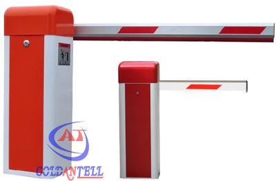 China Motorised entrance Boom Barrier Gate , car park barriers 1 - 5 Meters Straight Arm for sale