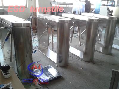 China Puertas de la entrada del torniquete del taller, sistemas de seguridad del torniquete del esd con el dispositivo de la prueba en venta