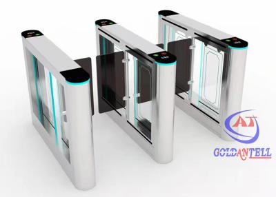 China Remote Control Security Turnstile Gate Office Customize Logo Swing Barrier Price for sale