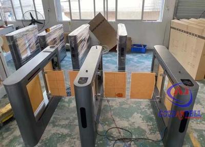 China Stainless Steel Mechanical Turnstile Dual Lane Access Control Turnstiles For Supermarket for sale