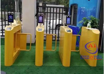 China High Safety Optical Turnstiles Face Recognition Access Control Swing Barrier Gate for sale