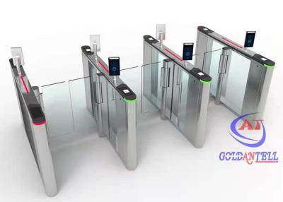 China Crowd Control Passport Scanning Turnstile Swing Checkpoint Automatic For Immigration Hall for sale