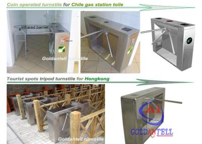 China Szenische Arm-Stativ-Drehkreuztor-Automatisierungssysteme des Eingangs-drei für Schule und Tourismus zu verkaufen