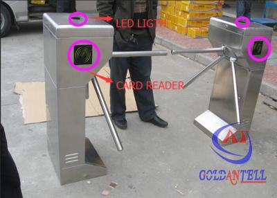 China Coin Operated Toilet and bus Tripod Turnstile Gate Remote control button for sale