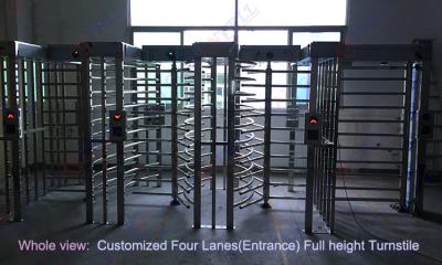 China Philippines Stadium Full Height Turnstile /  biometric access control barrier gate in outdoor for sale