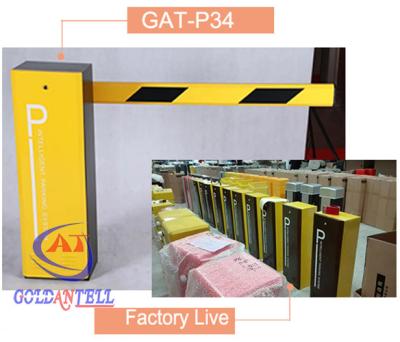 China Stainless Steel Electronic Entrance automatic vehicle barrier With 4m Straight Arm for sale