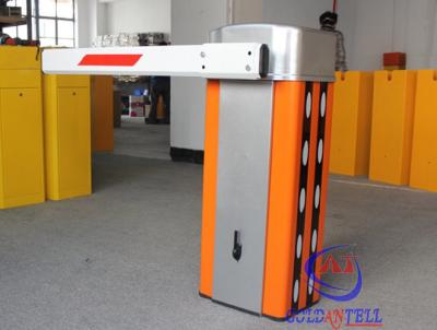 China Steel Customized Logo Boom Barrier Gate , Security Car Park Barrier for sale