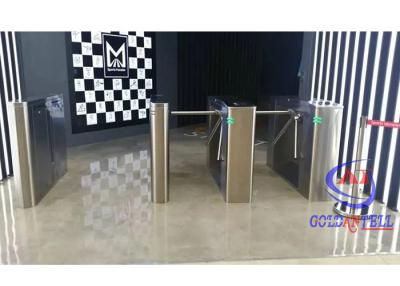 China High Security 110v Pedestrian Turnstile Gate Access Control Two Ways For Gyms for sale