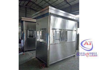 China Full Stainless Steel Modular Ticket Booth Air Conditioner Configuration Near Sea Use for sale