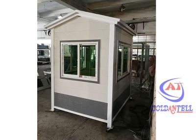 China OEM Size Security Cabin Guard House Shack Outdoor Portable Temporary Kiosk en venta