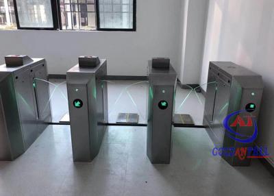 China CE Approved Rfid Gate Reader Flap Barrier Gate Access Control System Security Turnstiles Gate for sale