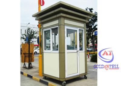 China Modern Customized Outdoor Portable Booth Security Guard House 150*150*280 cm for sale
