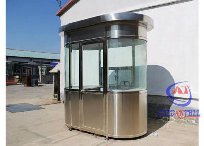 China Modern stainless steel prefab house Security Cabin Waterproof Low Cost Station Prefabricated Guard Room for sale