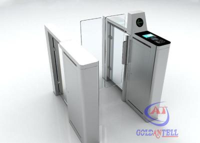 China Swinglane safety swing gate barrier Half Height Turnstiles with QR code reader for sale