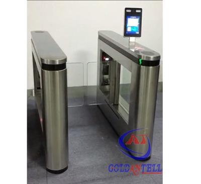 China One Way Entry Gates Facial Recognition Turnstile DC24V Brush Motor With Multi Function for sale