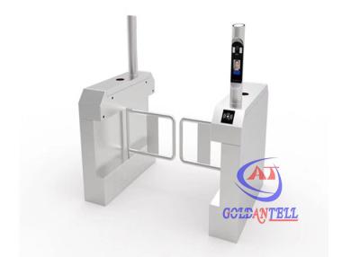 China Digital Facial Recognition Turnstile , Swing Barrier Gate Access Control System for sale
