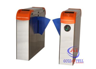 China Electronic Acrylic Flap Barrier Gate 2 Ways Lanes Bidirectional Rfid Barrier On Indoor Events for sale