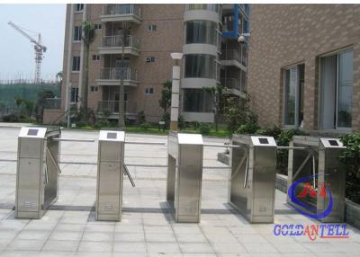 China Outside Waterproof Entrance Control Turnstile Gate 1.5mm Thickness With NFC Reader for sale