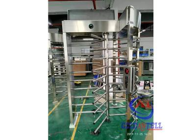 China Impulso automático de gerencio mecânico da mão da porta do torniquete completo do corpo de aço inoxidável à venda