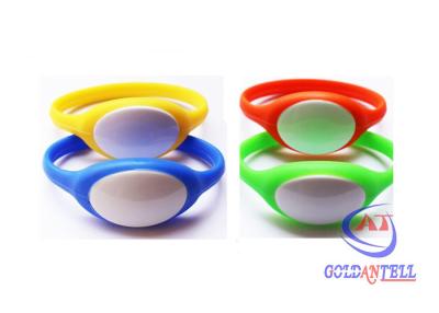 China 125khz 13.56mhz Rfid Wristband Silicone Bracelet NFC TAG Waterproof Smart RFID for sale