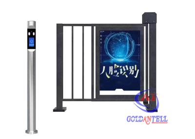 China Media puerta de acceso de encargo del reconocimiento de cara de la publicidad al aire libre de la pantalla LCD de los torniquetes de la altura para la entrada que parquea en venta