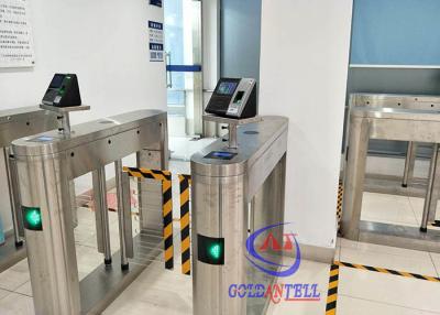 China Full motorized durable high safety NFC turnstile gate with bracelet for bus or toilet for sale