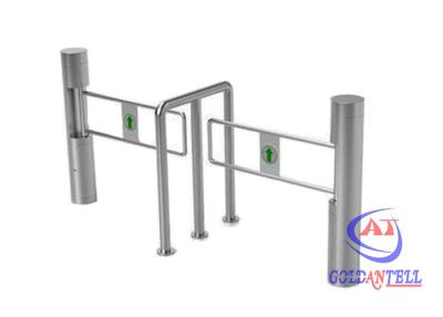 China TCP IP RS485 SUS304 Cylinder Speed Turnstile Gate for sale