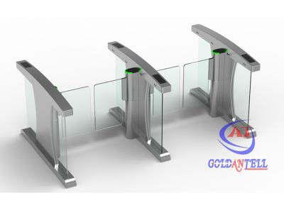 China Biometric Scanner SS Dual Channels Speedlane Turnstile Gate for sale