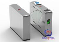 China Card Dispenser 600mm Width Bar Code Flap Turnstile Gate for sale