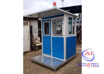 China 1500x1500x2400mm Grade 8.3 Prefab Guard House On Wheels for sale