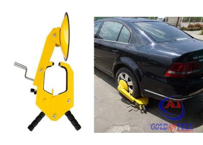 China Anti Prizing 2.5mm Steel Vehicle Wheel Clamp Tyre Locks For Cars for sale