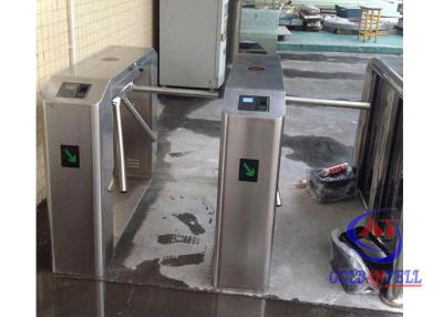 China RFID Ticket Counting Tripod Turnstile Barrier Gate Fingerprint Reader 3 Roller Gate System for sale