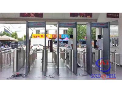Κίνα Αυτόματο σύστημα πρόσβασης πυλών περιστροφικών πυλών ταλάντευσης μετάλλων ανιχνευτών ασφάλειας για το μετρό προς πώληση