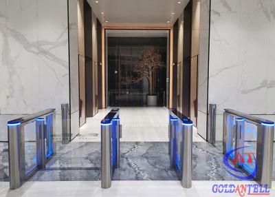 China RFID QR Barcode Swing Gate Turnstile Face Recognition For Hotels for sale