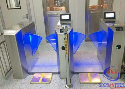 China ESD Turnstile System With Builit in 8 Inch Computer Source Human Body Statics Human Boday ESD Turnstile for sale