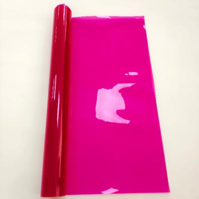 China Polyester SGS Thermoplastic Polyurethane TPU Films Transparent Red Colour for sale