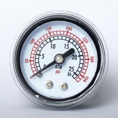 China EN837-1 Medical Pressure Gauge 26 ATM Anesthesia Machine Angioplasty Inflation Manometer for sale