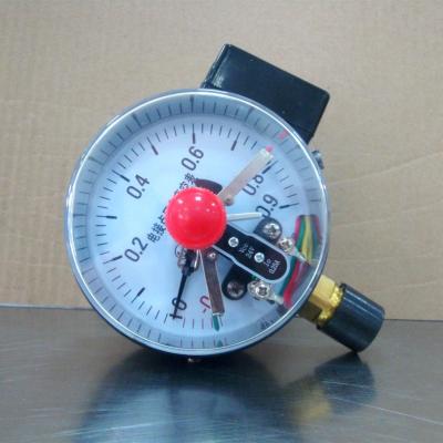 China BSP BSPT Electric Contact Pressure Gauges 100mm Dial Radial Mounting for sale