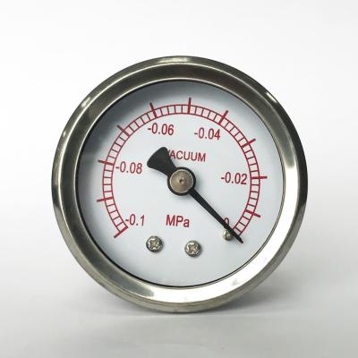 China Stainless Steel Vacuum Pressure Gauge 50mm 0.1 MPa Steam Manometer for sale