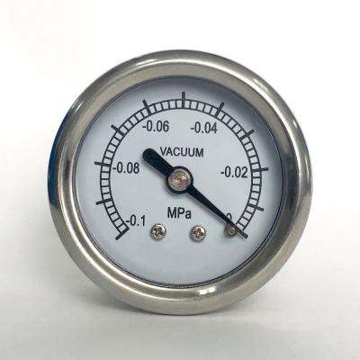 China Bottom Mount Ss Pressure Gauge 0.1 MPa SS316 Glycerine Filled Manometer for sale