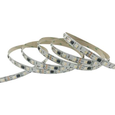 China Residential TM1824 SMD5050 60LEDs Addressable RGB Led Strip Smart Addressable RGBW DC12V IP20 LED Strip for sale