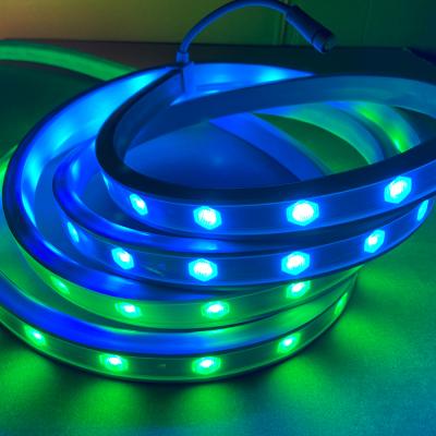 China Wholesale Smd5050 24 LEDs Theme Park Waterproof Led Strip Light Color Dc24v 16w Variable Flexible Flexible Strip Light for sale