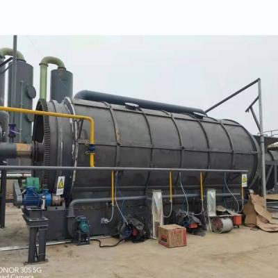China 10 Tons Waste Tyres Pyrolysis Plant Flat world FL2600 for Engine for sale