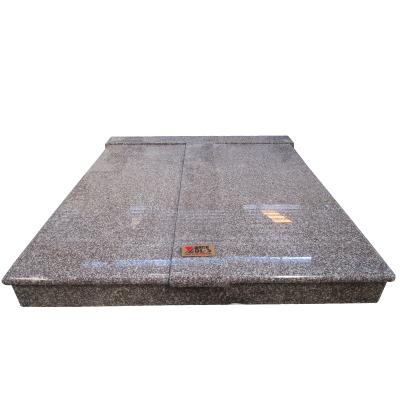 China EUROPEAN G664 Granite Headstones Slovakia Style Double Cover for sale