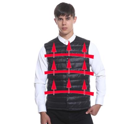 China USB Rechargeable Heated Waistcoat Power Bank Heated Vest Outdoor for sale