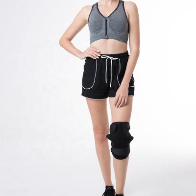 China Black Heated Knee Brace Wrap With Overheat Protection for sale